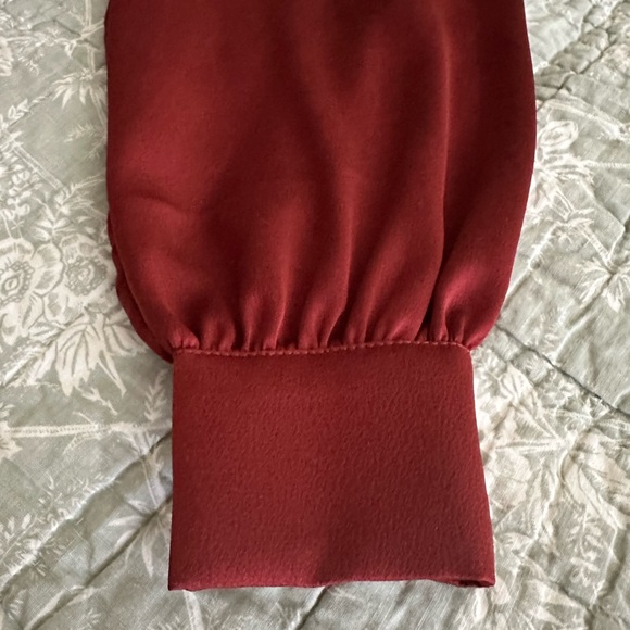 Vince Camuto Burgundy Button Down Shirt - Picture 6 of 12